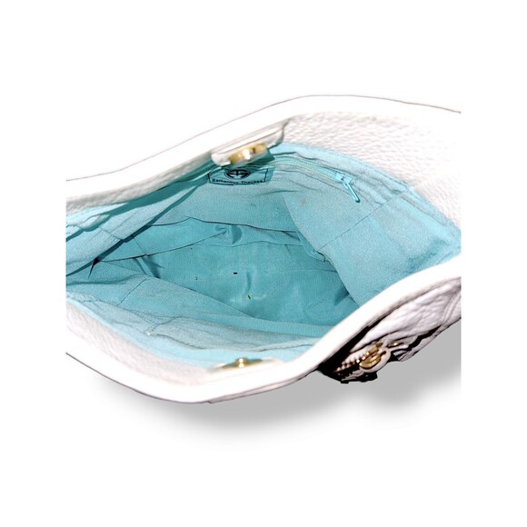 Samantha Thavasa Shoulder Bag/Pebble Leather/Tassels/3 Zippered Pockets Medium - Picture 2 of 6